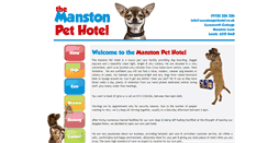 Desktop Screenshot of manstonpethotel.co.uk